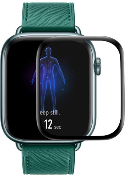 Xiaomi Smart Band 9 Pro ile Uyumlu Çerçeveli Tam Kaplayan 3D Pet Ekran Koruyucu Film FC016