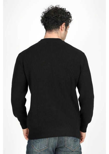 Erkek Ruby Balıkçı Yaka Triko Kazak 241055 Siyah modelleri