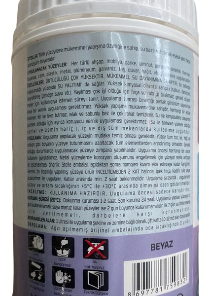 Su Bazlı Saf Akrilik Dönüşüm Boyası modelleri