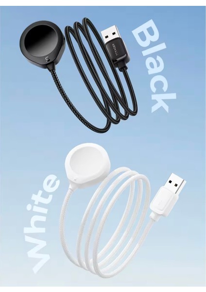 Apple Watch Saat Şarjı Manyetik Kablosuz Şarj Cihazı Apple Watch Serisi 9 8 7 6 5 4 3 2 Ultra/Ultra2/SE/SE2 Hızlı Şarj Orjinal CE/FC/RoHS Lisanslı