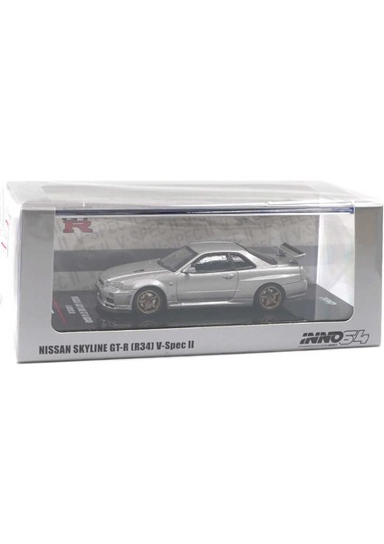 1/64 Nıssan Skylıne Gt-R (R34) V-Spec Iı Silver