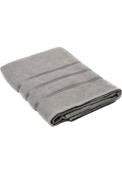 %100 Pamuk 3 Çizgi Desenli Banyo Havlu 70X140