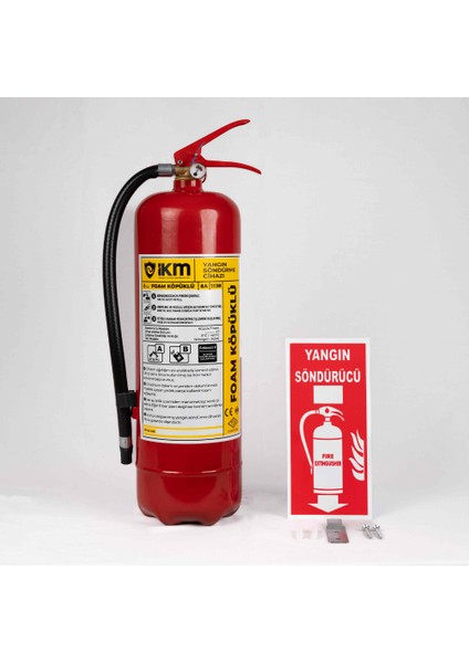 Ikm 6 kg Köpüklü Yangın Tüpü + Ilkyardım Çantası / Ruhsata Uygun fırsatları