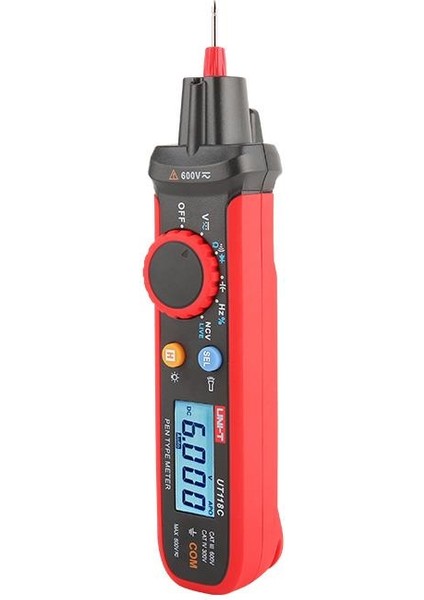 UT118C Kalem Tip Dijital Multimetre True Rms Ac/dc 600V