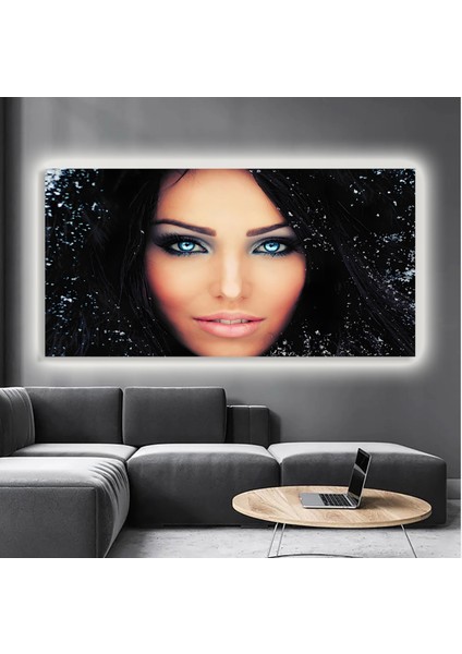 LED Işıklı Kanvas Tablo, 3D Dekoratif Baskılı Tablo Yapay Zeka Destekli Modern Tasarımlar 50