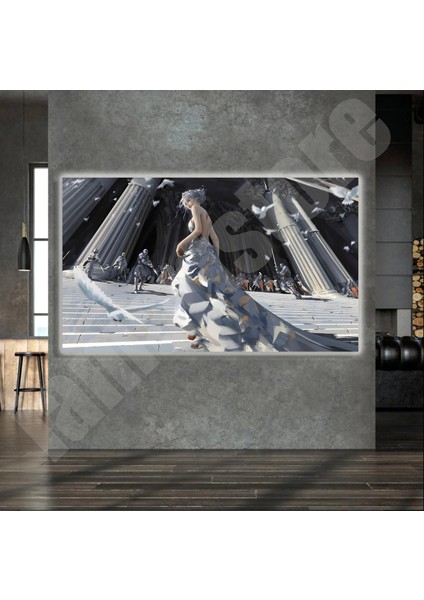 LED Işıklı Kanvas Tablo, 3D Dekoratif Baskılı Tablo Yapay Zeka Destekli Modern Tasarımlar 180
