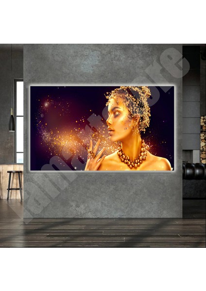 LED Işıklı Kanvas Tablo, 3D Dekoratif Baskılı Tablo Yapay Zeka Destekli Modern Tasarımlar 438