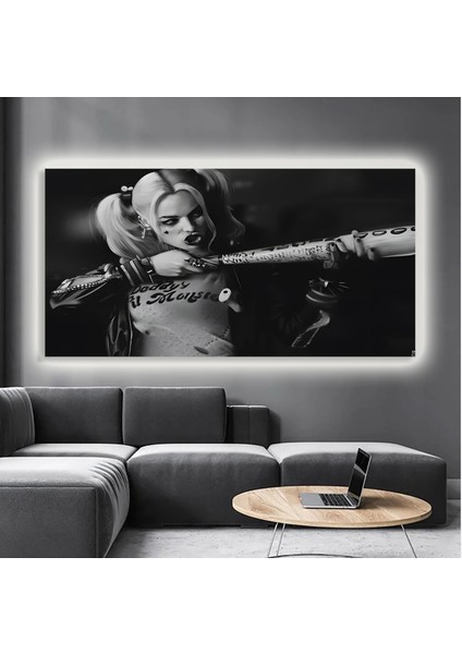 LED Işıklı Kanvas Tablo, 3D Dekoratif Baskılı Tablo Yapay Zeka Destekli Modern Tasarımlar 99