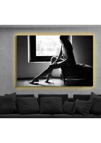 LED Işıklı Kanvas Tablo, 3D Dekoratif Baskılı Tablo Yapay Zeka Destekli Modern Tasarımlar 211