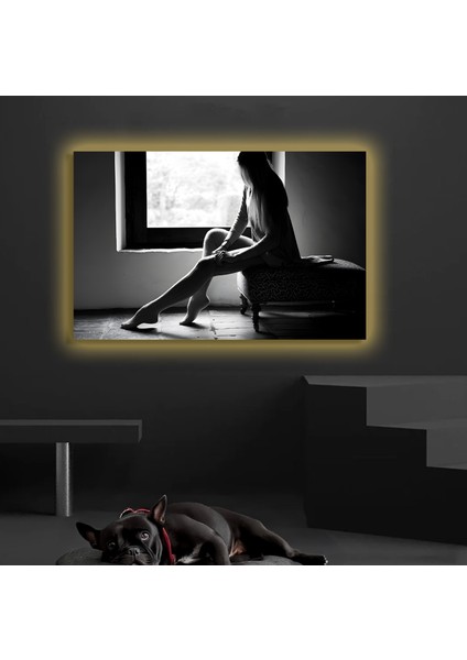 LED Işıklı Kanvas Tablo, 3D Dekoratif Baskılı Tablo Yapay Zeka Destekli Modern Tasarımlar 211