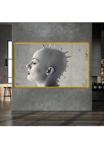 LED Işıklı Kanvas Tablo, 3D Dekoratif Baskılı Tablo Yapay Zeka Destekli Modern Tasarımlar 253
