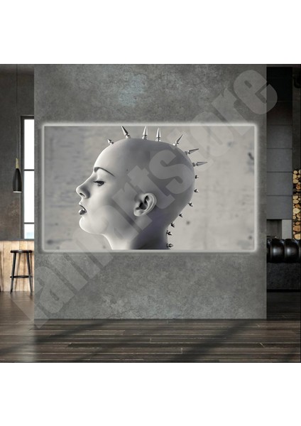 LED Işıklı Kanvas Tablo, 3D Dekoratif Baskılı Tablo Yapay Zeka Destekli Modern Tasarımlar 253