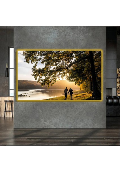 LED Işıklı Kanvas Tablo, 3D Dekoratif Baskılı Tablo Yapay Zeka Destekli Modern Tasarımlar 372