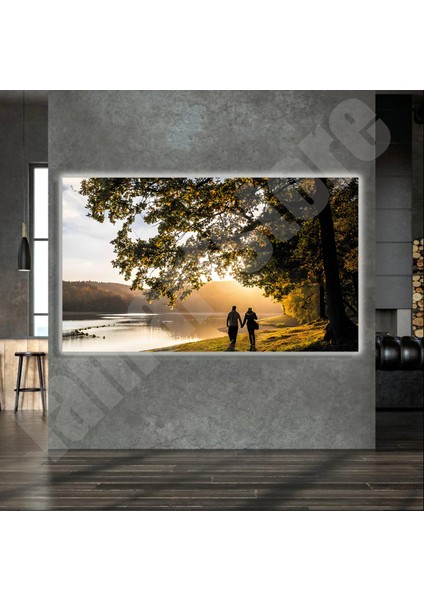 LED Işıklı Kanvas Tablo, 3D Dekoratif Baskılı Tablo Yapay Zeka Destekli Modern Tasarımlar 372