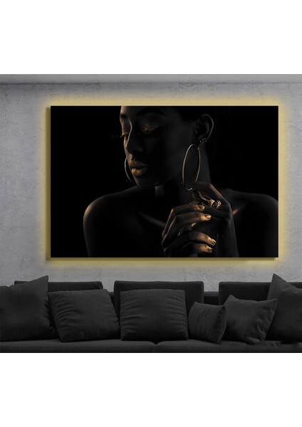 LED Işıklı Kanvas Tablo, 3D Dekoratif Baskılı Tablo Yapay Zeka Destekli Modern Tasarımlar 478
