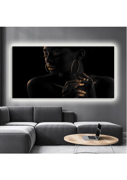 LED Işıklı Kanvas Tablo, 3D Dekoratif Baskılı Tablo Yapay Zeka Destekli Modern Tasarımlar 478