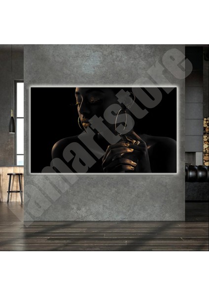 LED Işıklı Kanvas Tablo, 3D Dekoratif Baskılı Tablo Yapay Zeka Destekli Modern Tasarımlar 478