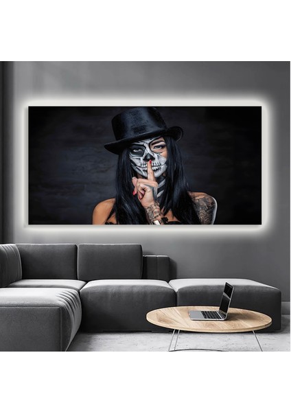 LED Işıklı Kanvas Tablo, 3D Dekoratif Baskılı Tablo Yapay Zeka Destekli Modern Tasarımlar 54