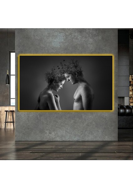 LED Işıklı Kanvas Tablo, 3D Dekoratif Baskılı Tablo Yapay Zeka Destekli Modern Tasarımlar 29