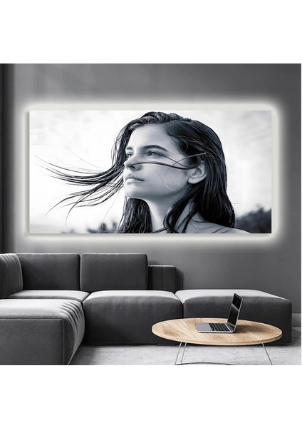 LED Işıklı Kanvas Tablo, 3D Dekoratif Baskılı Tablo Yapay Zeka Destekli Modern Tasarımlar 57