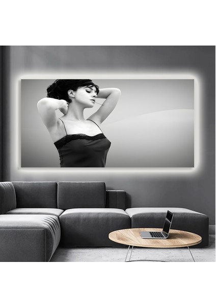 LED Işıklı Kanvas Tablo, 3D Dekoratif Baskılı Tablo Yapay Zeka Destekli Modern Tasarımlar 185