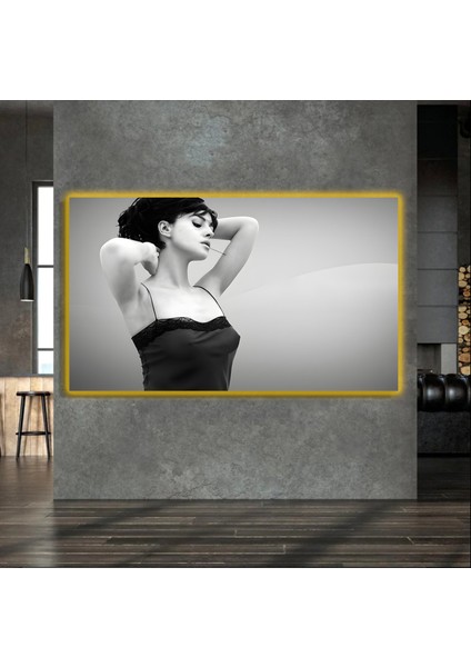 LED Işıklı Kanvas Tablo, 3D Dekoratif Baskılı Tablo Yapay Zeka Destekli Modern Tasarımlar 185