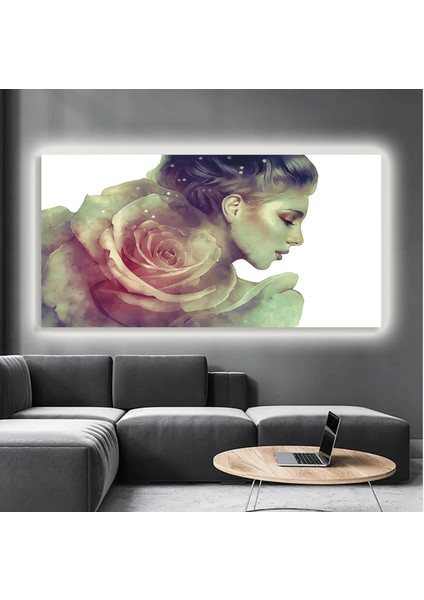 LED Işıklı Kanvas Tablo, 3D Dekoratif Baskılı Tablo Yapay Zeka Destekli Modern Tasarımlar 12