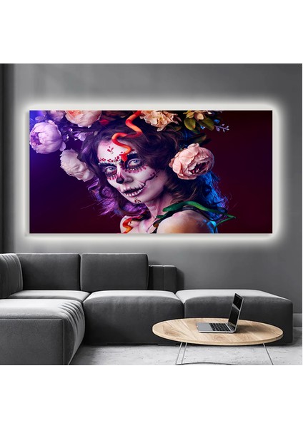 LED Işıklı Kanvas Tablo, 3D Dekoratif Baskılı Tablo Yapay Zeka Destekli Modern Tasarımlar 19