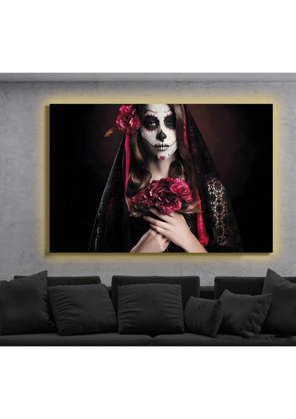 LED Işıklı Kanvas Tablo, 3D Dekoratif Baskılı Tablo Yapay Zeka Destekli Modern Tasarımlar 282
