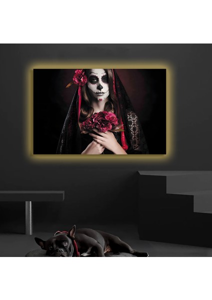 LED Işıklı Kanvas Tablo, 3D Dekoratif Baskılı Tablo Yapay Zeka Destekli Modern Tasarımlar 282