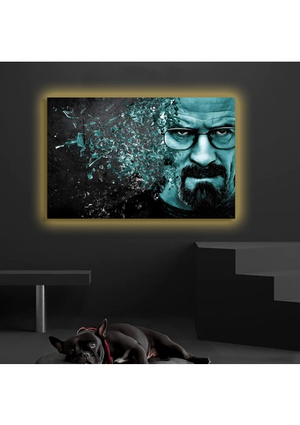 LED Işıklı Kanvas Tablo, 3D Dekoratif Baskılı Tablo Yapay Zeka Destekli Modern Tasarımlar 279