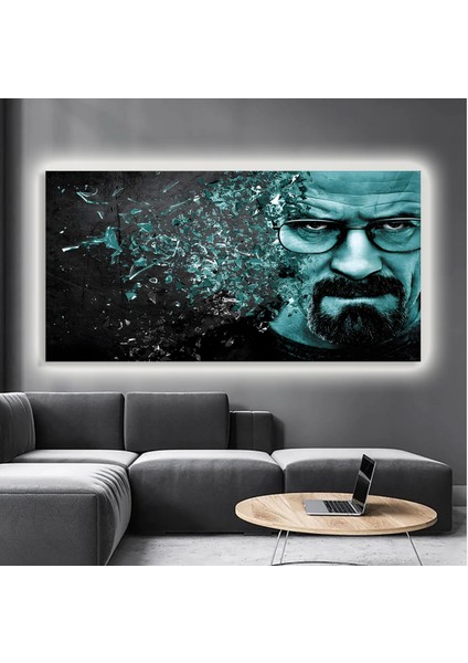 LED Işıklı Kanvas Tablo, 3D Dekoratif Baskılı Tablo Yapay Zeka Destekli Modern Tasarımlar 279
