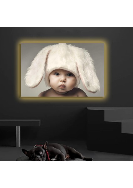 LED Işıklı Kanvas Tablo, 3D Dekoratif Baskılı Tablo Yapay Zeka Destekli Modern Tasarımlar 295