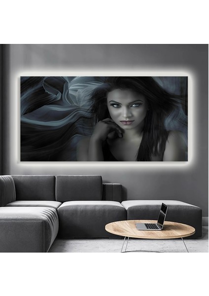 LED Işıklı Kanvas Tablo, 3D Dekoratif Baskılı Tablo Yapay Zeka Destekli Modern Tasarımlar 411