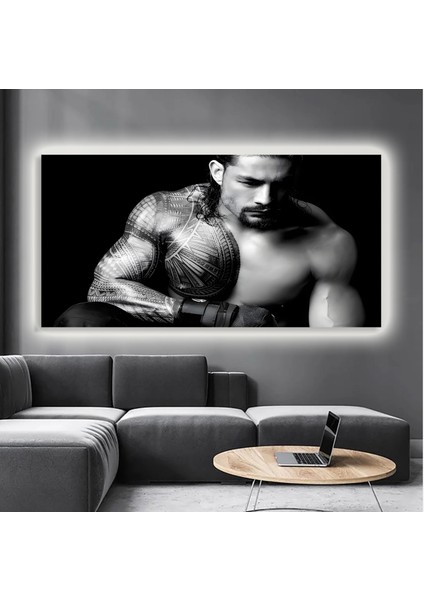 LED Işıklı Kanvas Tablo, 3D Dekoratif Baskılı Tablo Yapay Zeka Destekli Modern Tasarımlar 147