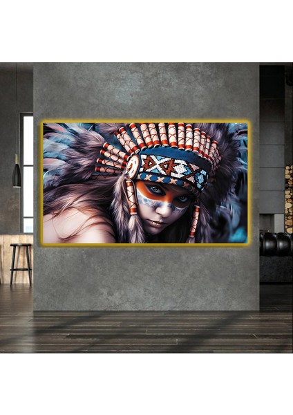 LED Işıklı Kanvas Tablo, 3D Dekoratif Baskılı Tablo Yapay Zeka Destekli Modern Tasarımlar 448