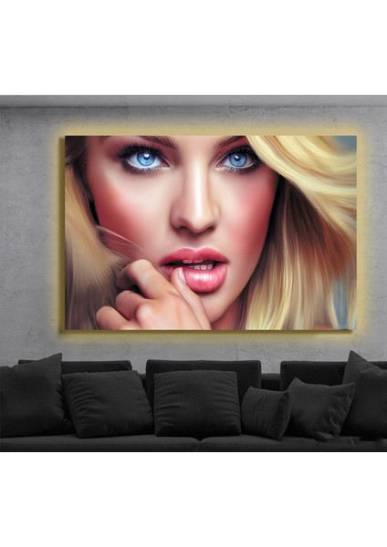 LED Işıklı Kanvas Tablo, 3D Dekoratif Baskılı Tablo Yapay Zeka Destekli Modern Tasarımlar 202