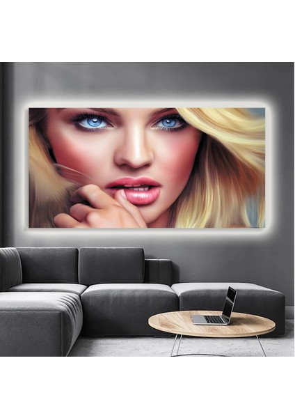 LED Işıklı Kanvas Tablo, 3D Dekoratif Baskılı Tablo Yapay Zeka Destekli Modern Tasarımlar 202