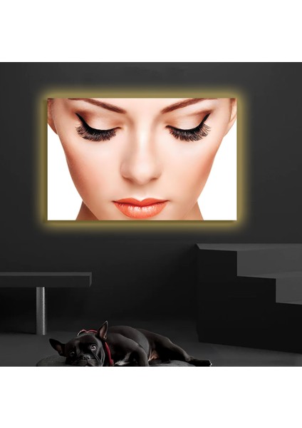 LED Işıklı Kanvas Tablo, 3D Dekoratif Baskılı Tablo Yapay Zeka Destekli Modern Tasarımlar 224
