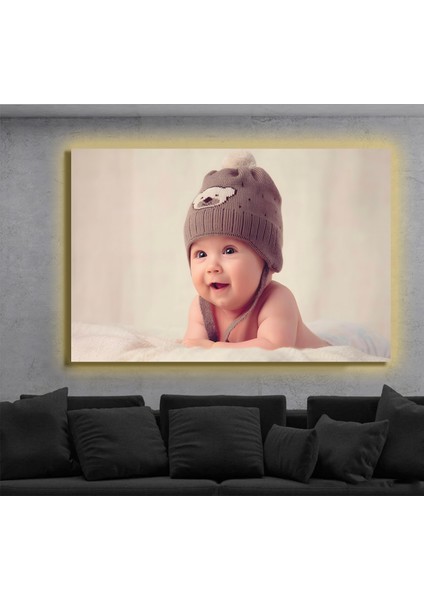 LED Işıklı Kanvas Tablo, 3D Dekoratif Baskılı Tablo Yapay Zeka Destekli Modern Tasarımlar 309
