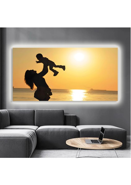 LED Işıklı Kanvas Tablo, 3D Dekoratif Baskılı Tablo Yapay Zeka Destekli Modern Tasarımlar 354