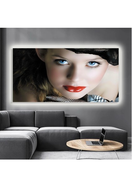 LED Işıklı Kanvas Tablo, 3D Dekoratif Baskılı Tablo Yapay Zeka Destekli Modern Tasarımlar 469