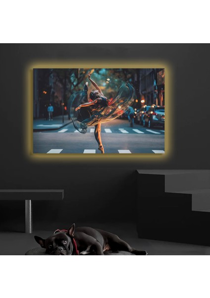 LED Işıklı Kanvas Tablo, 3D Dekoratif Baskılı Tablo Yapay Zeka Destekli Modern Tasarımlar 497