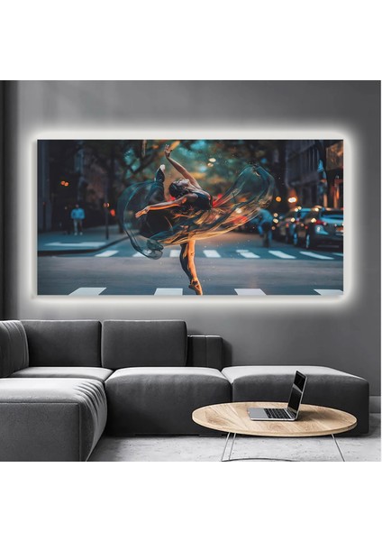 LED Işıklı Kanvas Tablo, 3D Dekoratif Baskılı Tablo Yapay Zeka Destekli Modern Tasarımlar 497