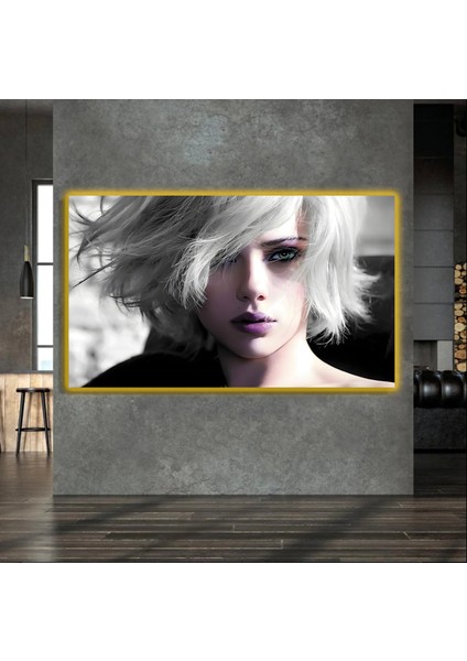 LED Işıklı Kanvas Tablo, 3D Dekoratif Baskılı Tablo Yapay Zeka Destekli Modern Tasarımlar 80