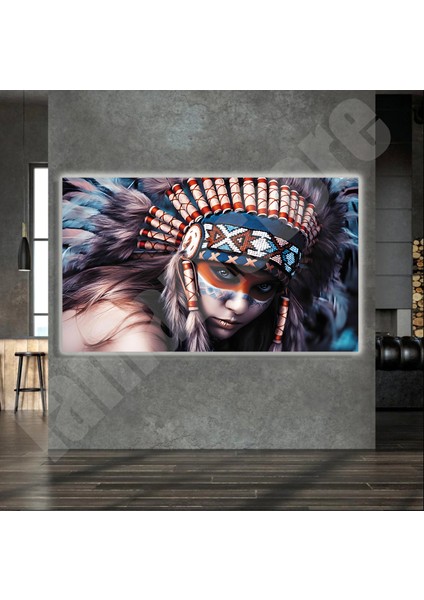 LED Işıklı Kanvas Tablo, 3D Dekoratif Baskılı Tablo Yapay Zeka Destekli Modern Tasarımlar 448