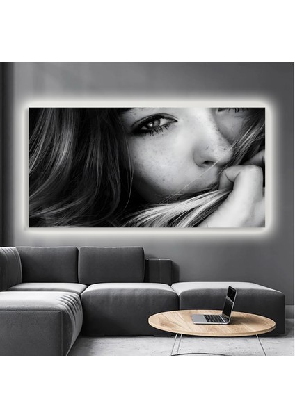 LED Işıklı Kanvas Tablo, 3D Dekoratif Baskılı Tablo Yapay Zeka Destekli Modern Tasarımlar 197