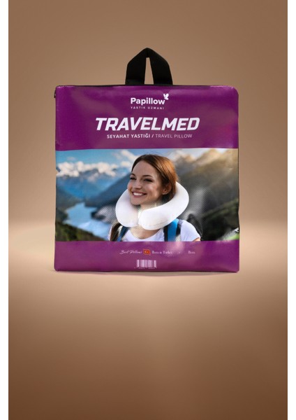 Papıllow Travelmed Seyahat Boyun Destek Yastığı 27*31