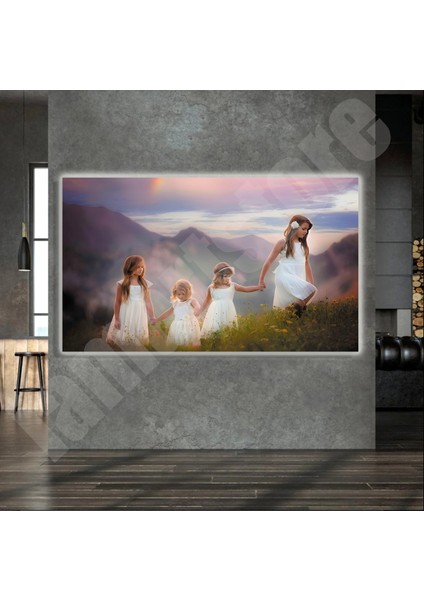 LED Işıklı Kanvas Tablo, 3D Dekoratif Baskılı Tablo Yapay Zeka Destekli Modern Tasarımlar 317