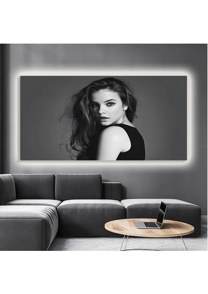LED Işıklı Kanvas Tablo, 3D Dekoratif Baskılı Tablo Yapay Zeka Destekli Modern Tasarımlar 61